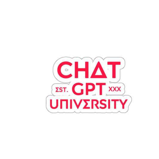 Chat GPT University Sticker