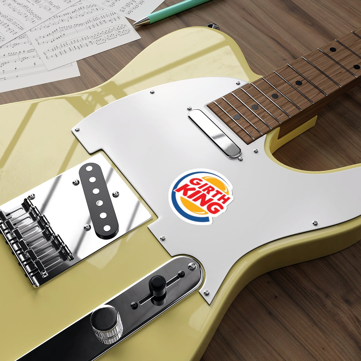 Girth King Sticker